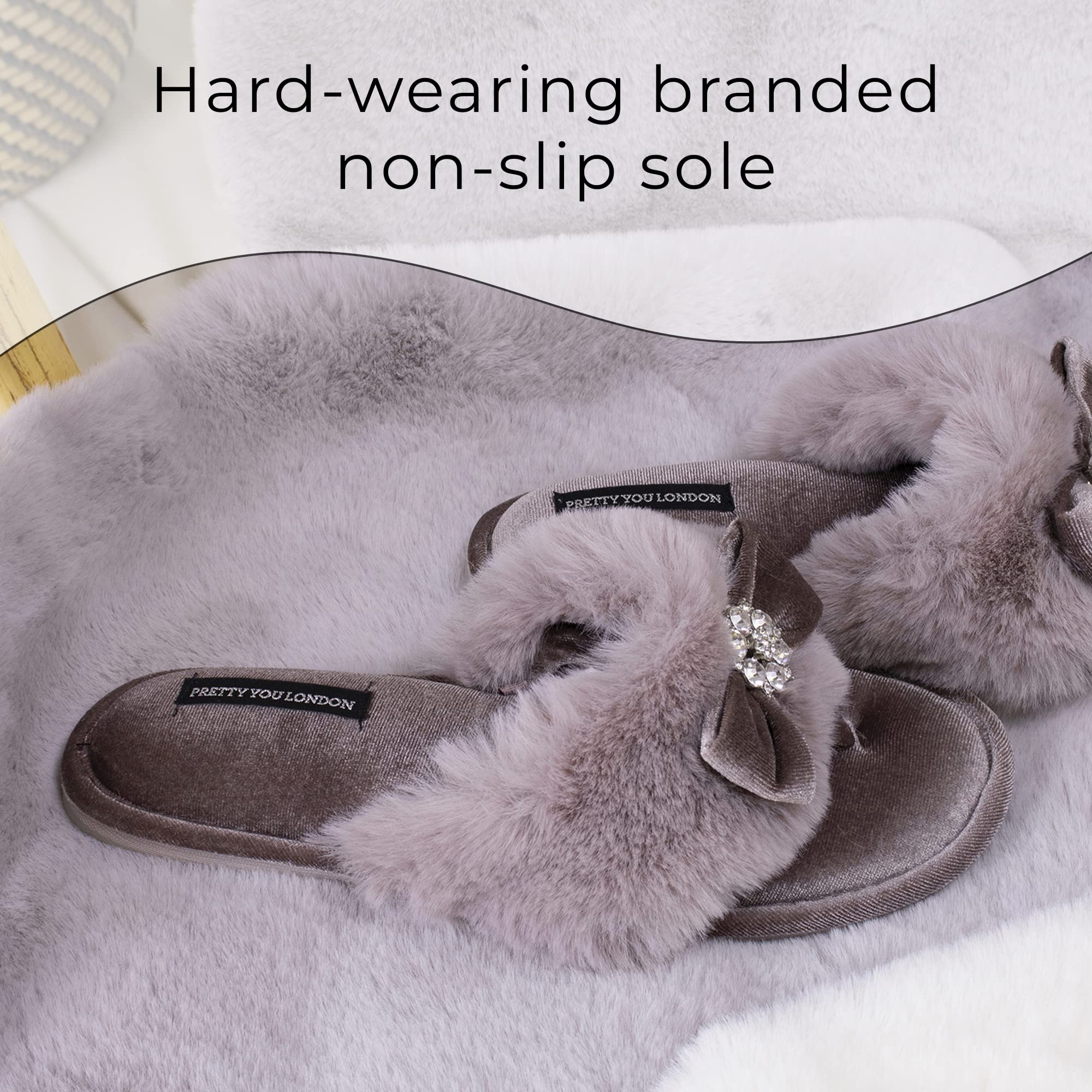 London Women's Toe Post Amelie Sandals - Mink Color | Comfortable Flip Flops for Beach, Pool & Summer Outfits