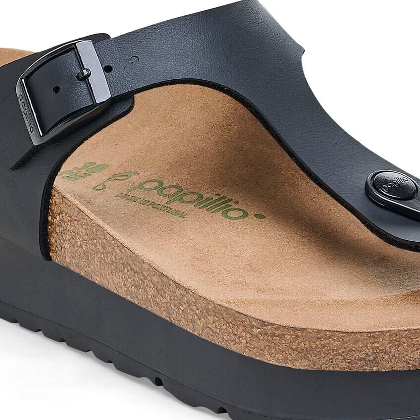 BIRKENSTOCK GIZEH FLEX PLATFORM SANDALS - Women's Comfortable Cork Footbed Slides with Adjustable Straps | Perfect for Summer, Beach, and Casual Wear