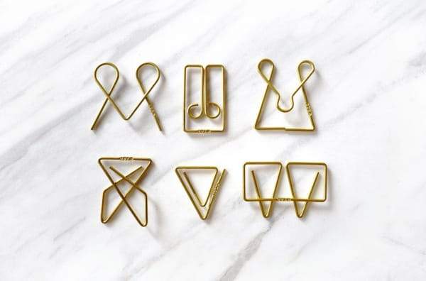 Premium Brass Paper Clips by Tools to Liveby - Ideal for Office, School & Crafting - Durable & Stylish Stationery Essentials