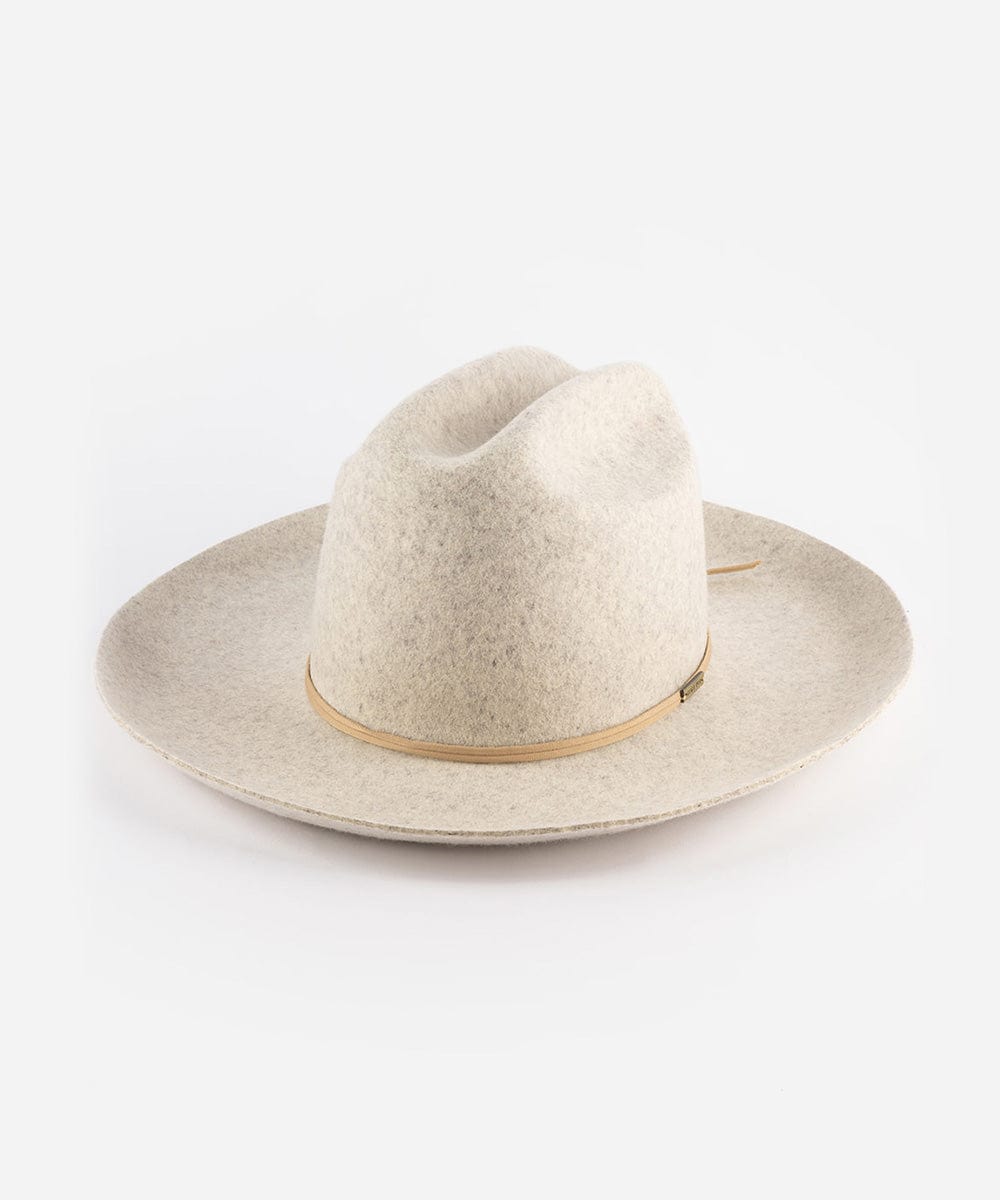 Ezra Western Cowboy Hat for Men & Women - Stylish Felt Cowboy Hat with Wide Brim - Perfect for Rodeo, Country Music Festivals & Outdoor Adventures