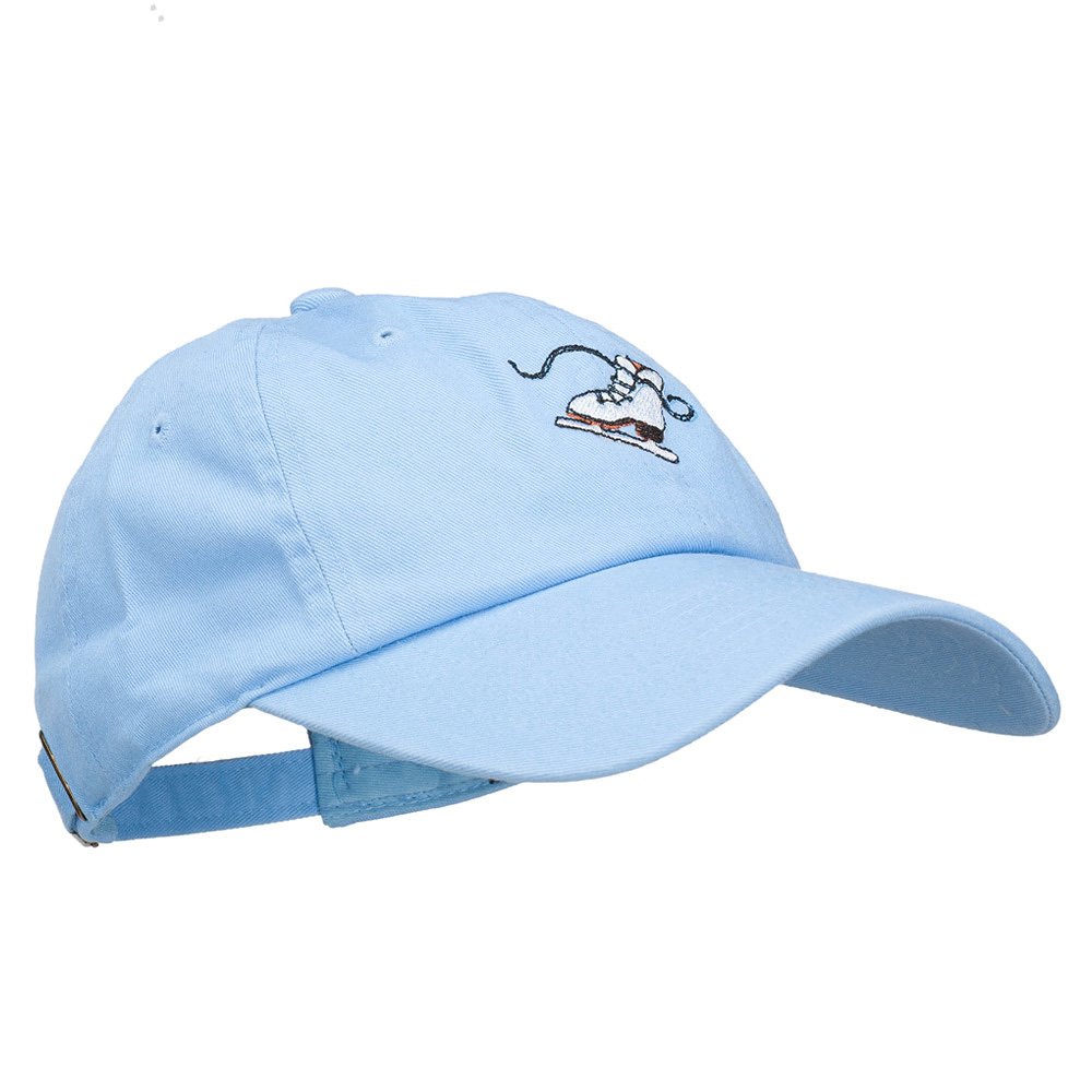 Custom Embroidered Ice Skate Dad Hat - Adjustable Unstructured Baseball Cap for Skating Enthusiasts & Winter Sports Fans