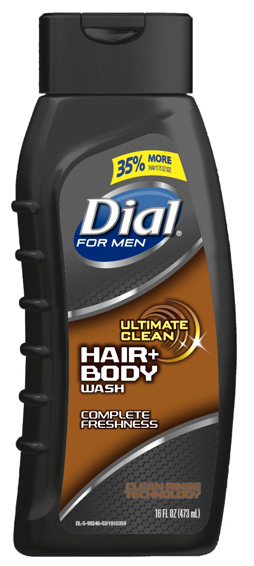 Dial Ultimate Clean Body Wash for Men - 16 Ounce Bonus Pack | Refreshing & Hydrating Shower Gel for Daily Use, Gym & Post-Workout