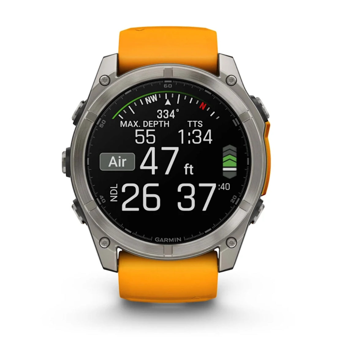 Fenix 8 51mm AMOLED Smartwatch with Sapphire Glass - Premium Fitness Tracker for Running, Hiking & Outdoor Adventures