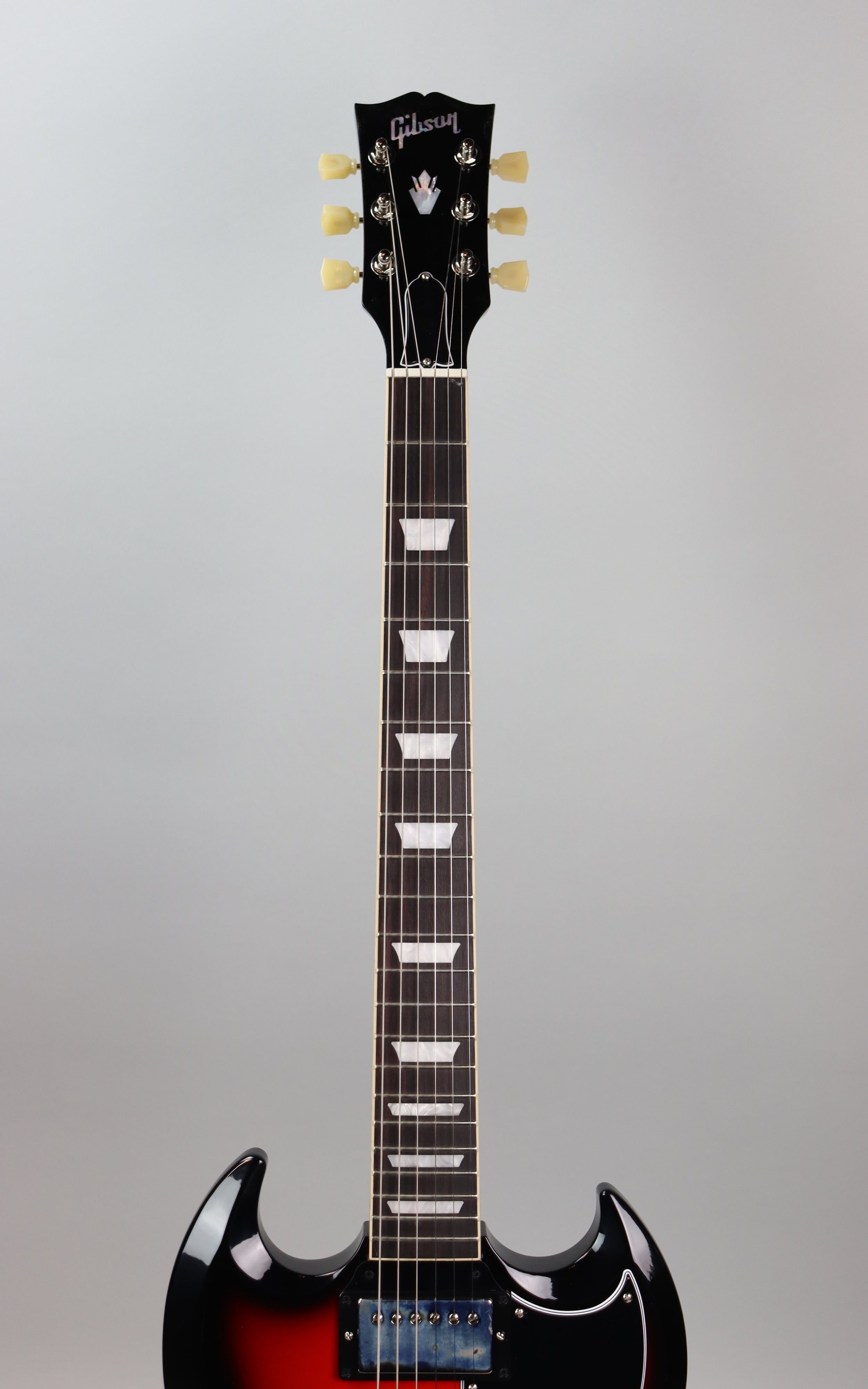 Gibson SG Standard '61 Electric Guitar - Cardinal Red Burst Finish | Vintage-Inspired Design for Rock, Blues & Stage Performance