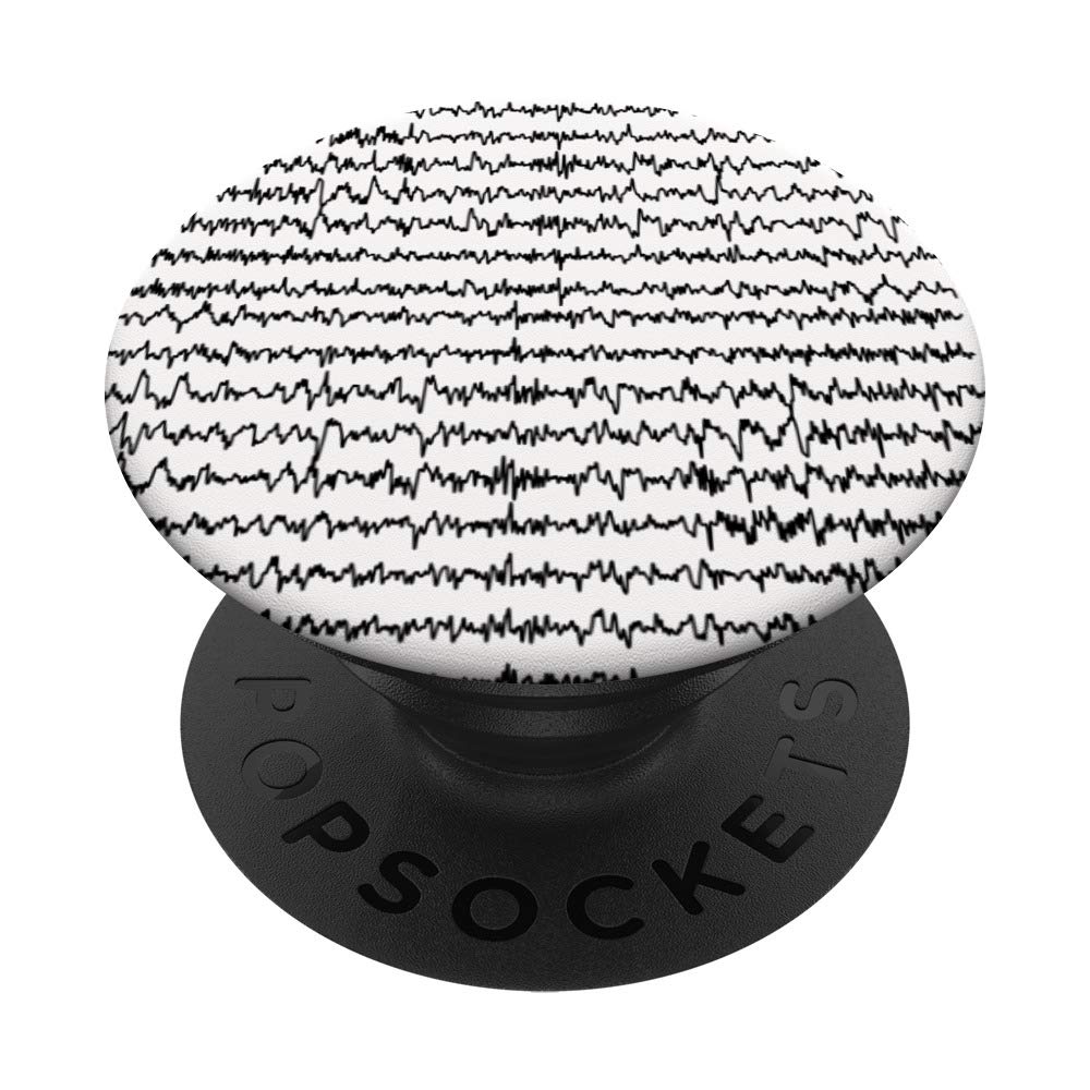 Brain Waves PopSockets Phone Grip & Stand - Expandable Phone Holder for iPhone, Samsung, Tablets - Perfect for Gaming, Selfies, and Everyday Use