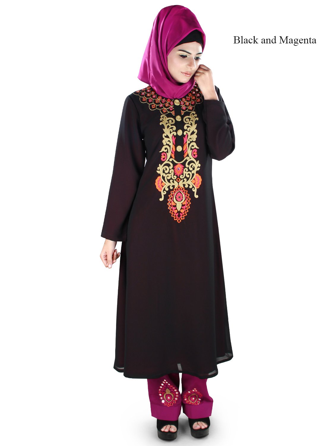 Black & Magenta
