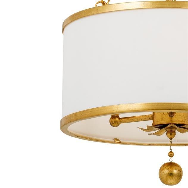 3-Light Mini Chandelier - Elegant Brooch Design Ceiling Fixture for Bedroom, Dining Room & Entryway Lighting Decor