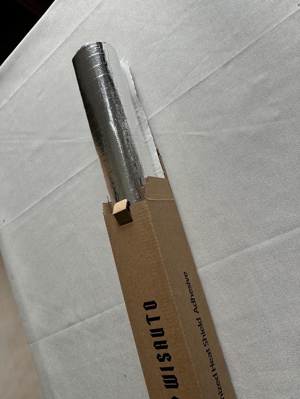 Aluminized Heat Shield - 24''X24'' Thermal Barrier with Adhesive Backing for Automotive, Exhaust & Engine Protection - High-Temperature Heat Sleeve for DIY & Professional Use