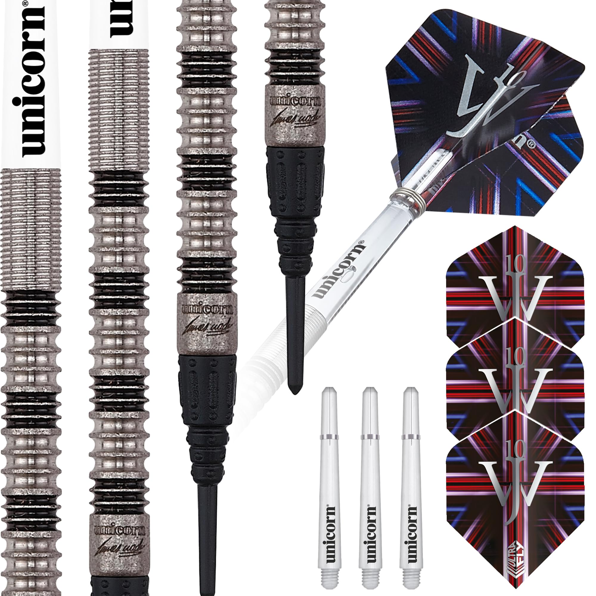 UNICORN Soft Tip Darts Set 70% Tungsten Barrels - Professional Steel Tip Darts for Adults - 18g/20g Weight Options with Epic Soft Tips & Premium Gift Packaging - Perfect for Home Bars, Game Rooms & Competitive Play