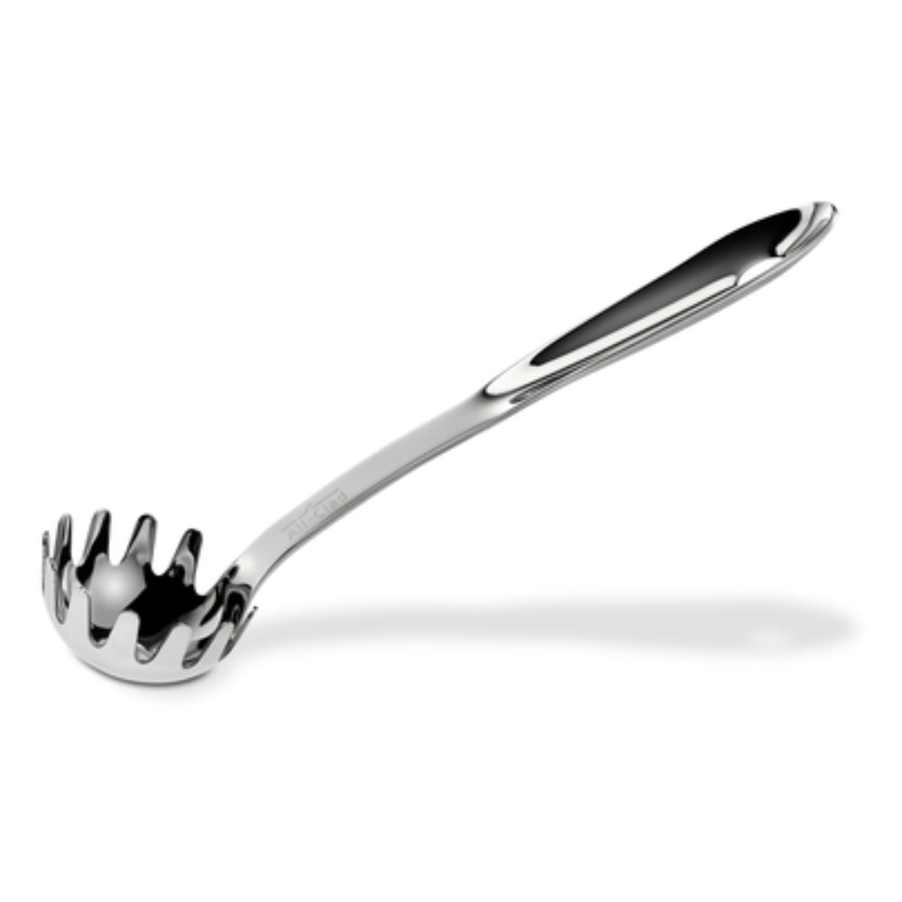All-Clad 11.5-Inch Stainless Steel Pasta Ladle - Professional Kitchen Utensil for Serving Spaghetti, Noodles & Pasta Dishes - Durable & Dishwasher Safe