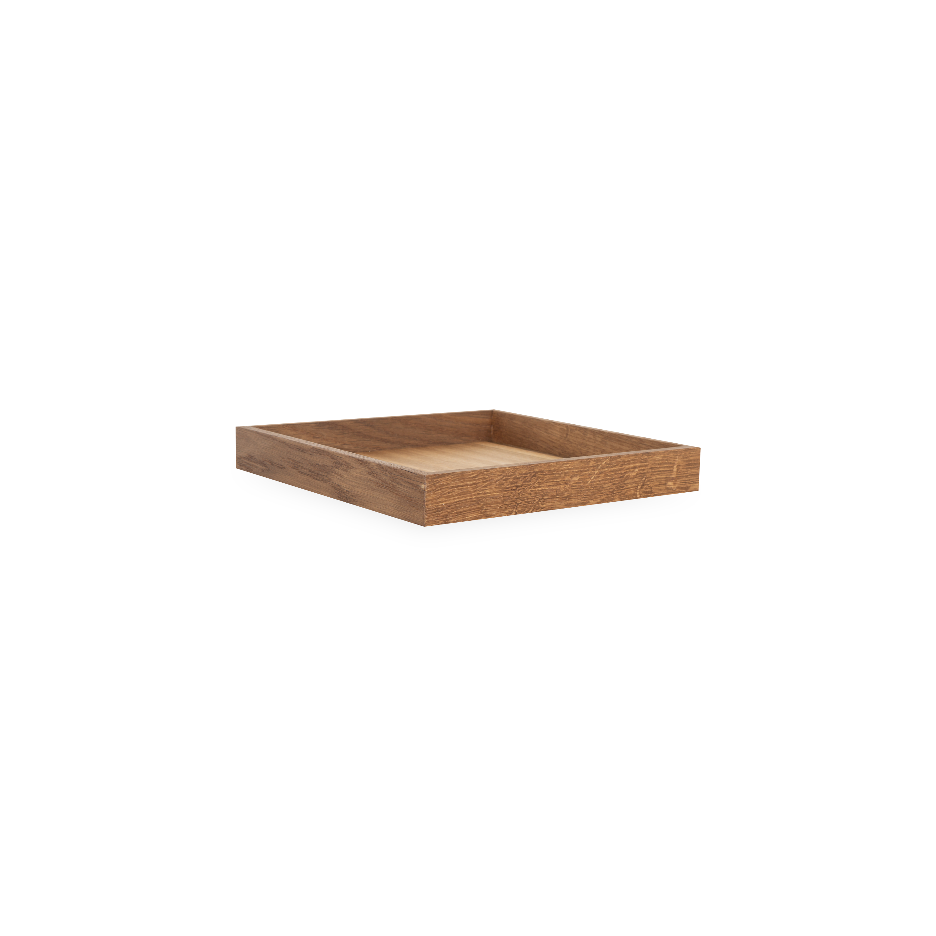 Handmade Solid Oak Wood Serving Tray with Handles - Natural Wooden Charcuterie Board for Cheese, Wine & Entertaining - Perfect for Kitchen, Dining Table & Gift Giving