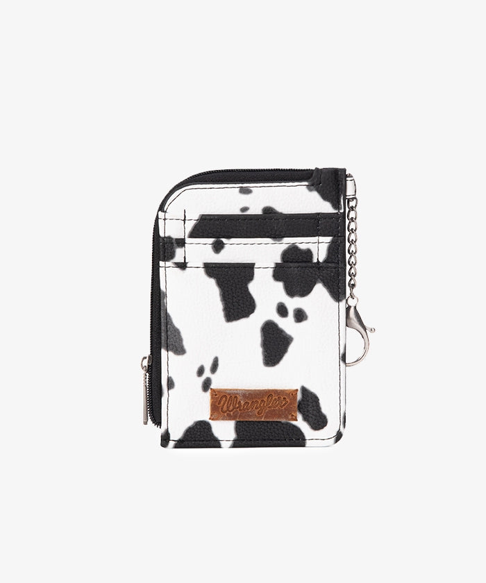 Wrangler Cow Print Concealed Carry Handbag for Women - Fashionable Western Style Purse with Hidden Gun Pocket | Perfect for Everyday Carry, Travel & Outdoor Adventures