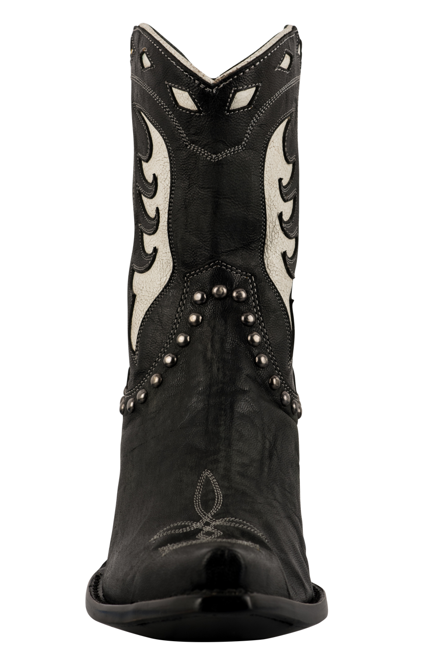 Old Gringo Double D Ranch Women's Cattleman Boots - Black Leather Cowboy Boots for Western Riding & Country Fashion