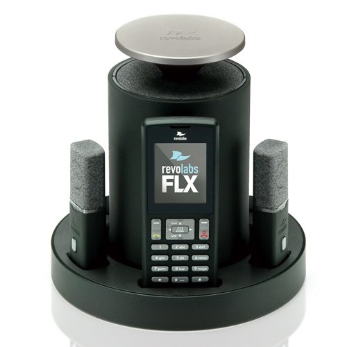 REVOLABS FLX2 Wireless Conference Phone with 2 Omnidirectional Mics - Analog Connectivity for Clear Audio in Meetings & Conference Calls - Perfect for Office, Boardroom & Remote Work