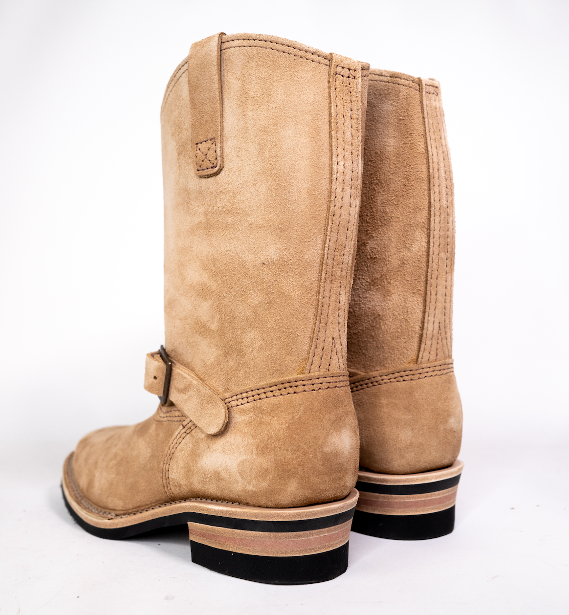 Wesco Boots X The Shop Honey Badger Morrison Work Boots - Durable Leather Steel Toe Boots for Construction, Hiking & Outdoor Work