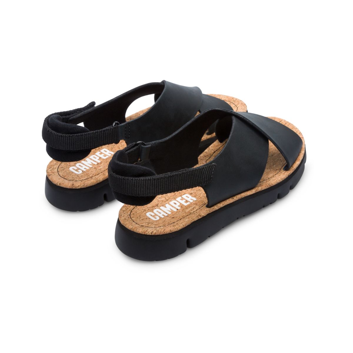 Camper Women's Oruga Black Comfortable Hiking Sandals - Perfect for Outdoor Adventures, Travel & Summer Walking