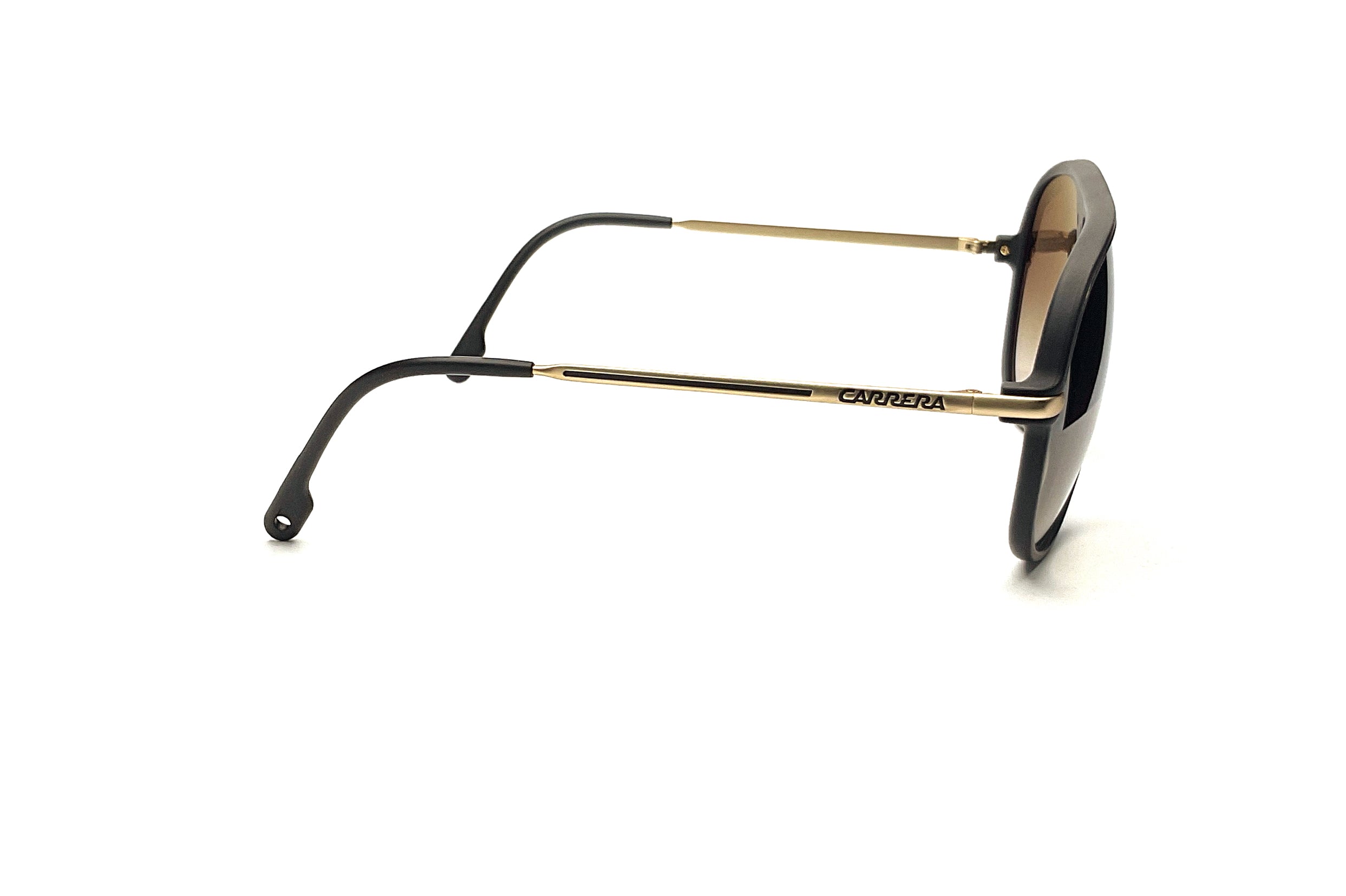 Carrera C Sport 06 Sunglasses Matte Black Gold - Polarized UV Protection Sports Sunglasses for Running Cycling Driving & Outdoor Activities