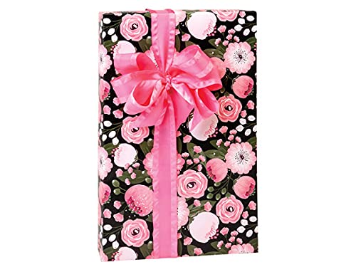 Premium Moonlit Blooms Wrapping Paper Roll - 24