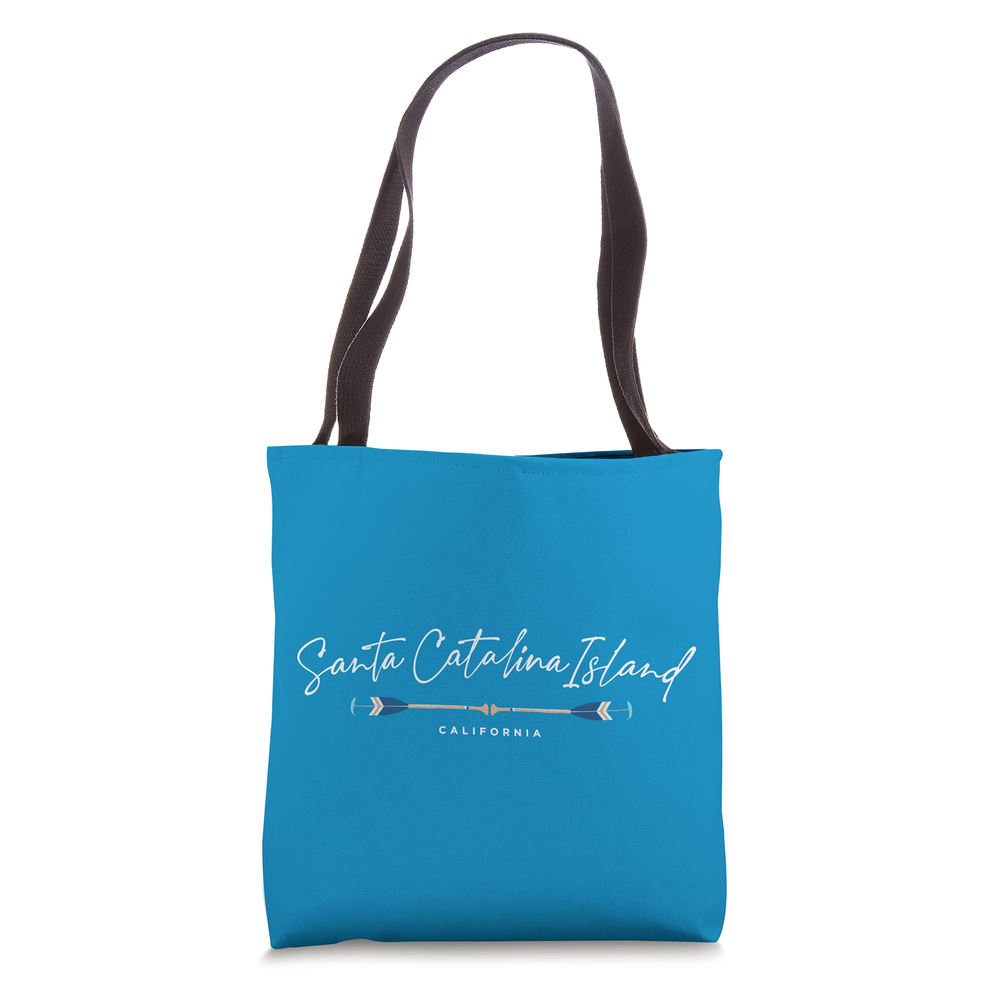 Santa Catalina Island California Beach Graphic Tote Bag - Eco-Friendly Canvas Shopper for Beach, Travel & Shopping - Perfect for Groceries, Picnics & Summer Outings