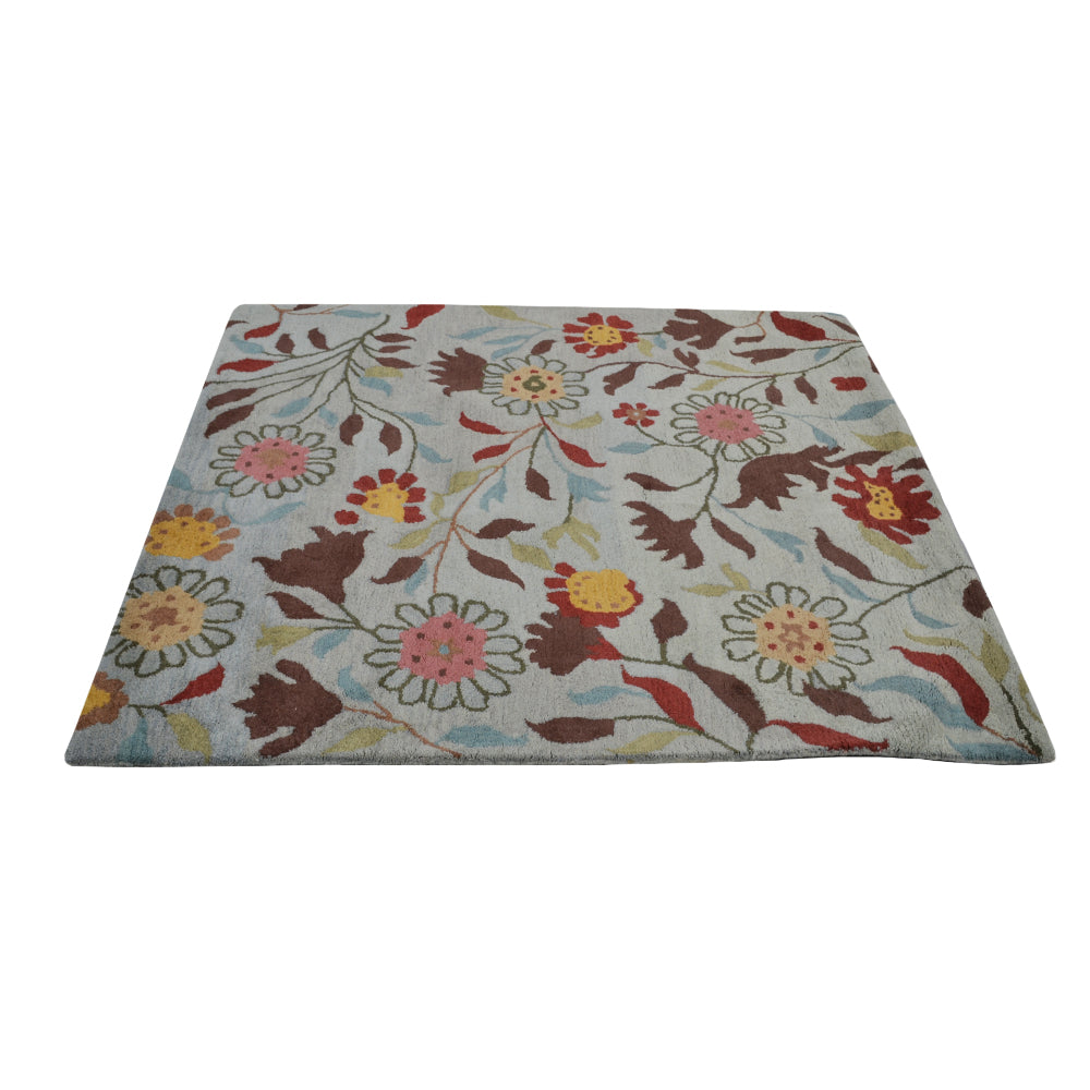 Delphinia Hand Tufted Wool Area Rug - Soft & Durable Non-Slip Living Room Carpet for Bedroom, Nursery & Home Decor | Perfect for Cozy Spaces & High Traffic Areas