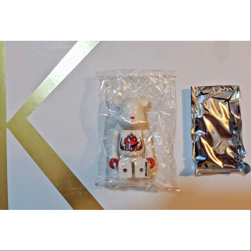 Bearbrick Series 17 Secret SF White 100% Collectible Art Toy - Limited Edition Urban Vinyl Figure for Display & Home Decor