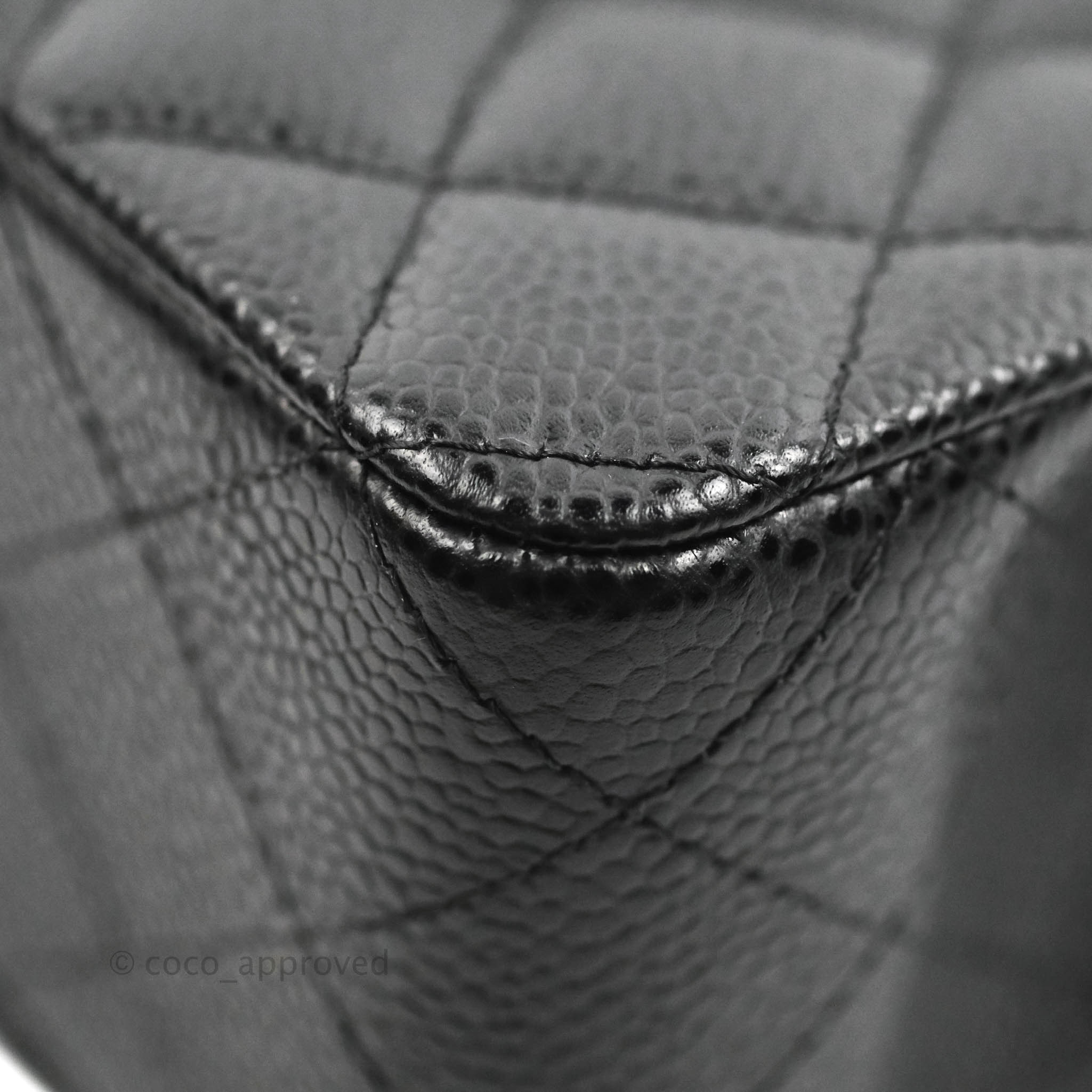 Chanel Classic Medium Double Flap Bag in Black Caviar Leather with Gold Hardware - Luxury Designer Handbag for Women, Perfect for Work, Evening Events & Special Occasions