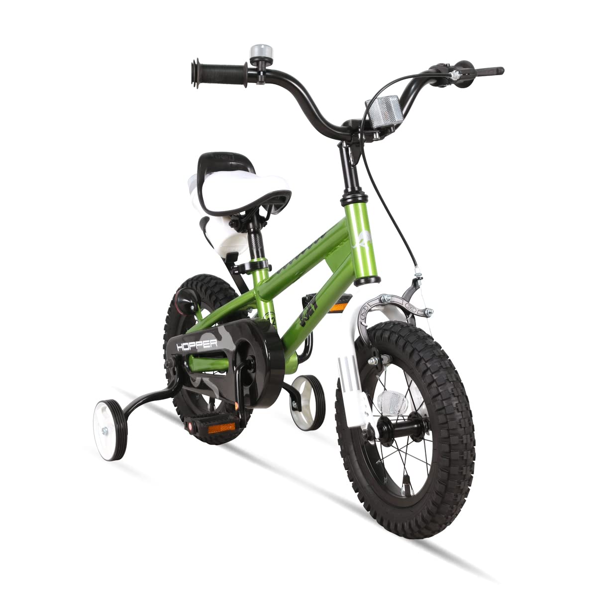 JOEY Hopper Kids Bicycle with Training Wheels - 16 Inch Balance Bike for Boys & Girls Ages 3-6 Years - Adjustable Seat & Removable Training Wheels - Perfect for Backyard Rides, Park Adventures & Learning to Bike