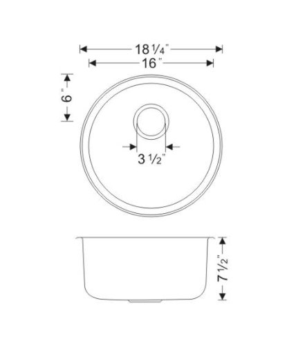 Premium Stainless Steel Single Bowl Undermount Kitchen Sink - 16 Gauge, Commercial-Grade, Noise Proof for Home & Restaurant Use - Perfect for Food Prep, Dishwashing & Heavy-Duty Cooking