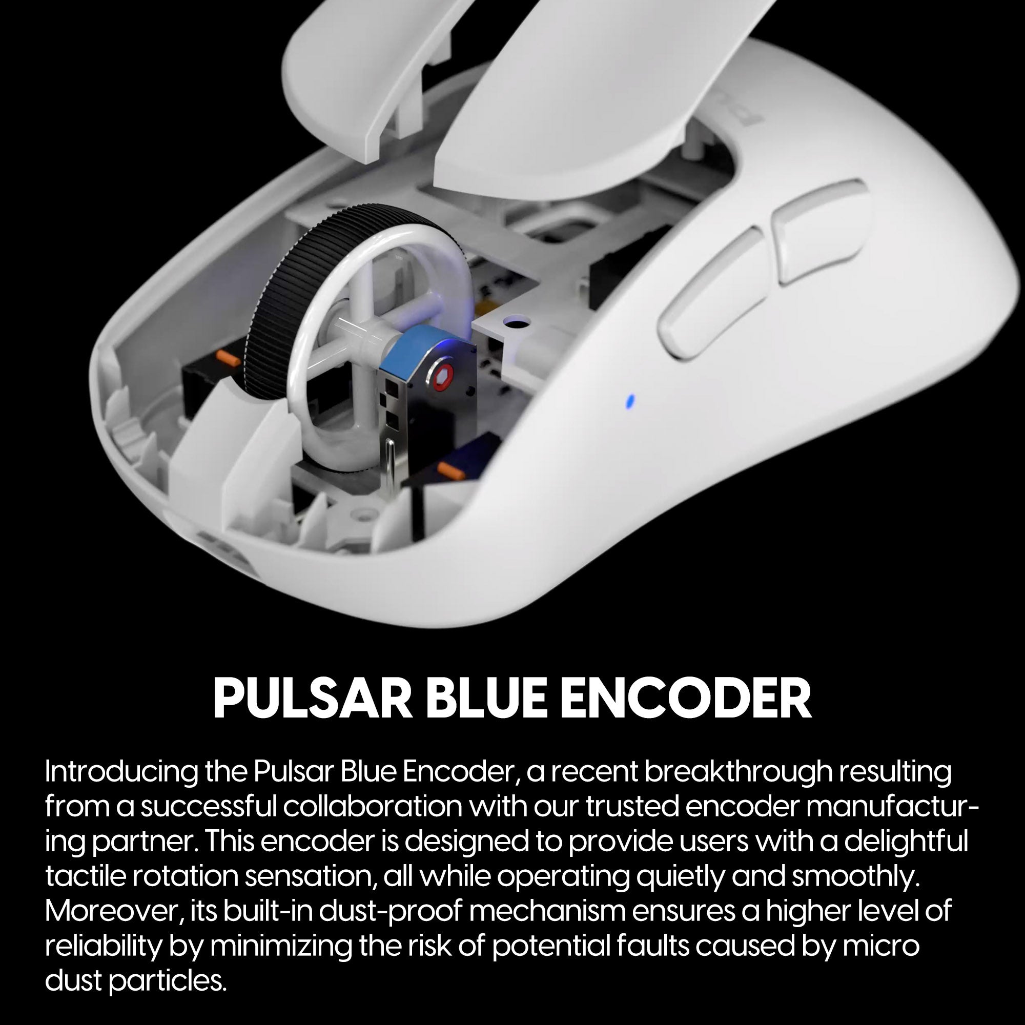 Pulsar Xlite V3 Medium Wireless Gaming Mouse - Lightweight Ergonomic Design for PC & Esports - White (Perfect for FPS, MOBA & Competitive Gaming)