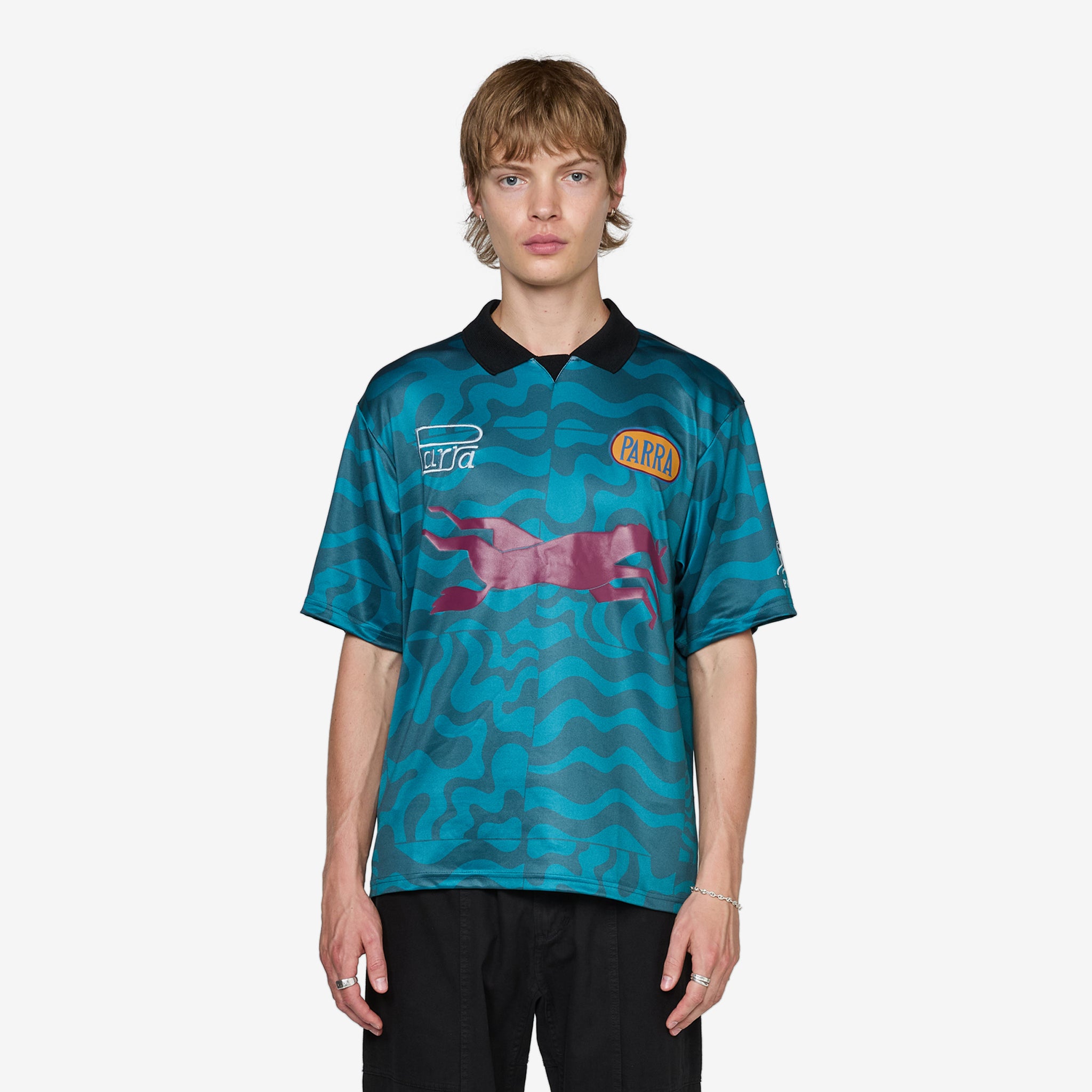 Premium Sports Flag Polo Shirt for Men - Breathable Deep Sea Green Golf & Casual Wear - Perfect for Golf, Tennis, and Outdoor Activities