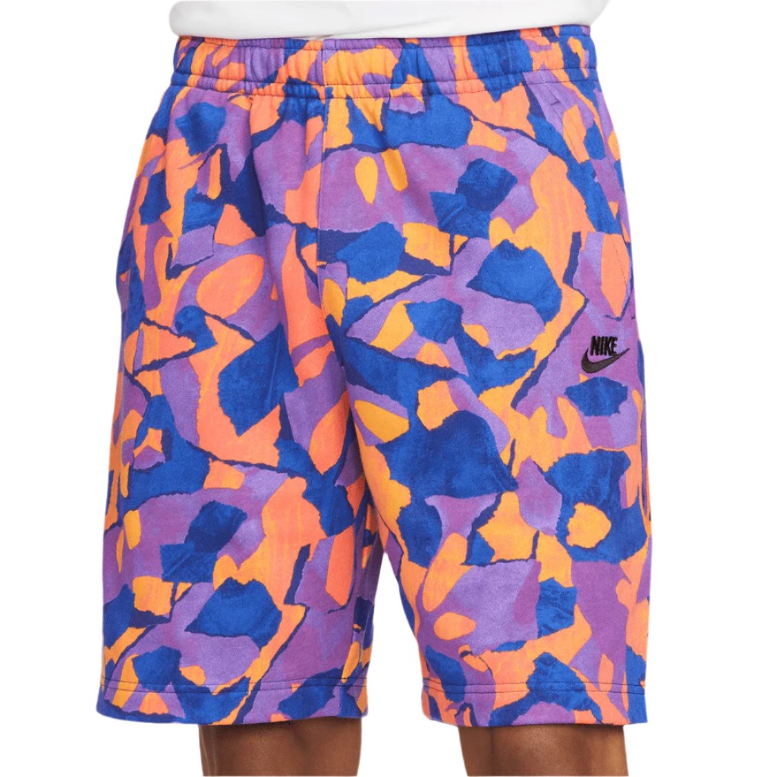 Nike Club Print Shorts for Men - Comfortable Athletic Running Shorts with Breathable Fabric - Perfect for Gym, Workout, and Casual Wear