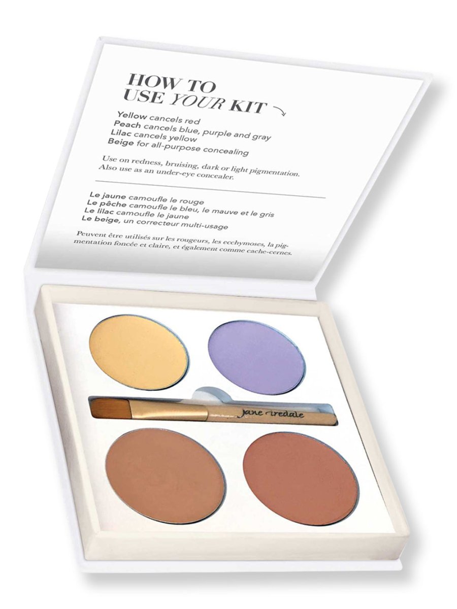 Jane Iredale Corrective Colors - Flawless Skin Makeup Palette for Even Tone & Coverage | Perfect for Daily Wear, Special Occasions & Photo Shoots