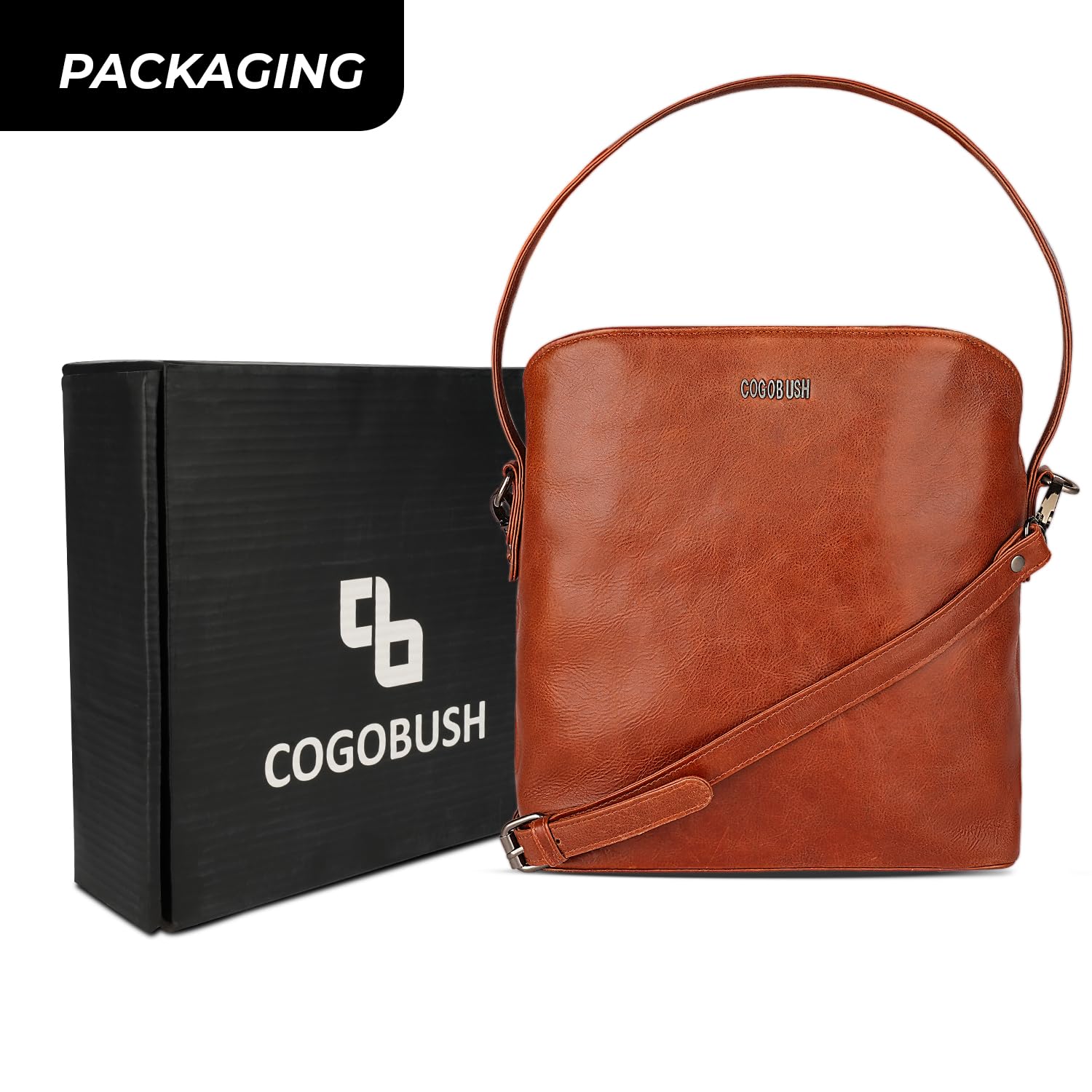 Genuine Leather Satchel Tote Bag for Women - Classic Designer Handbag with Adjustable Strap - Perfect for Work, Travel & Everyday Use