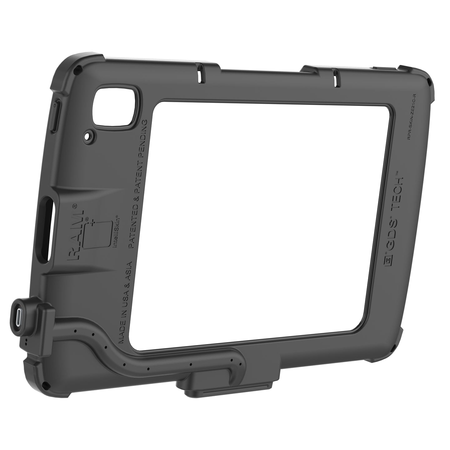 IntelliSkin® Next Gen Protective Case for Zebra ET4x 10 Enterprise Tablet - Rugged Cover with Enhanced Grip (RAM GDS SKIN ZE21C NG) - Perfect for Warehouse, Logistics & Industrial Use