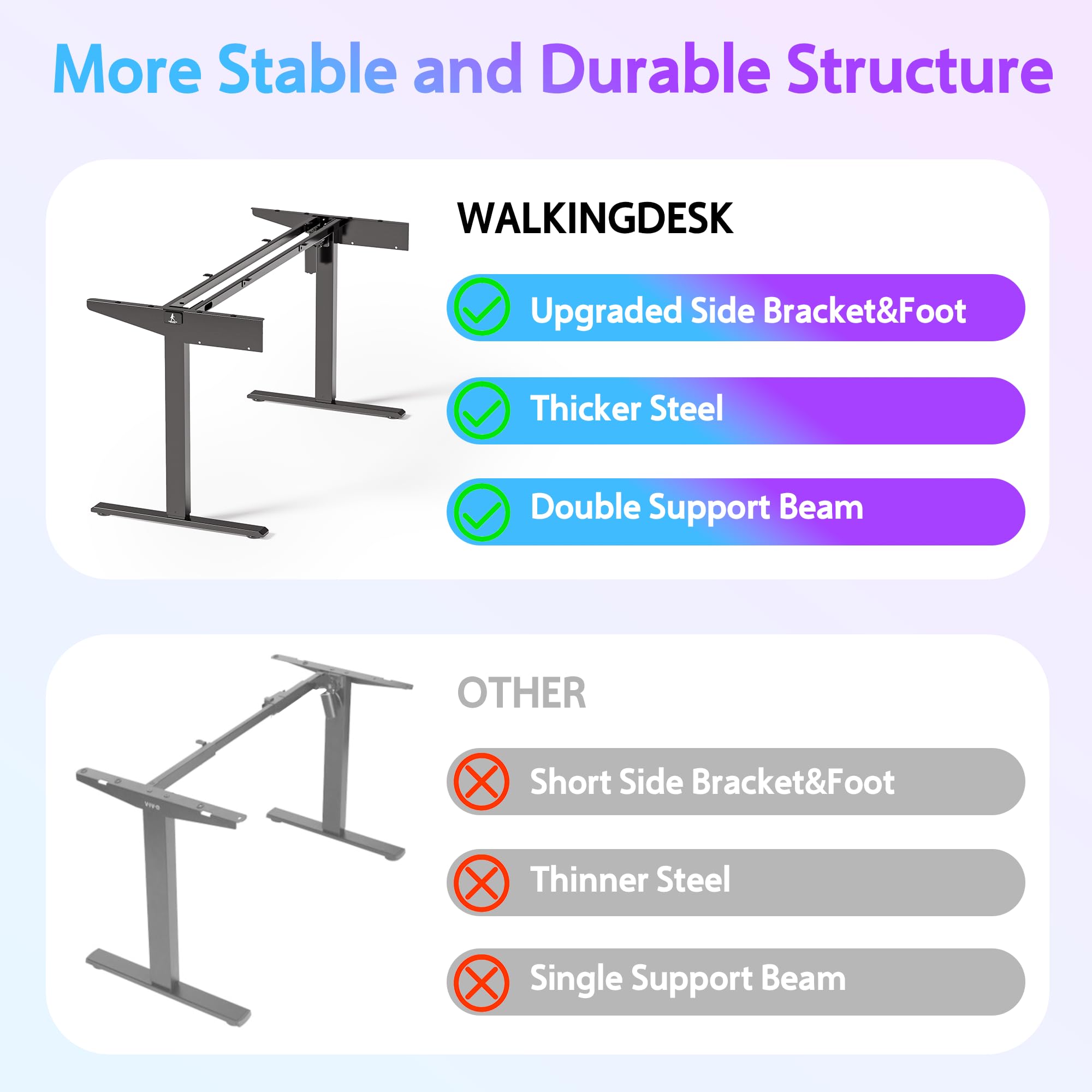 55x24 Inches Electric Height Adjustable Standing Desk with Keyboard Tray & 2 Storage Drawers - Ergonomic Sit to Stand Computer Workstation with Monitor Stand for Home Office, Gaming & Study (Black)