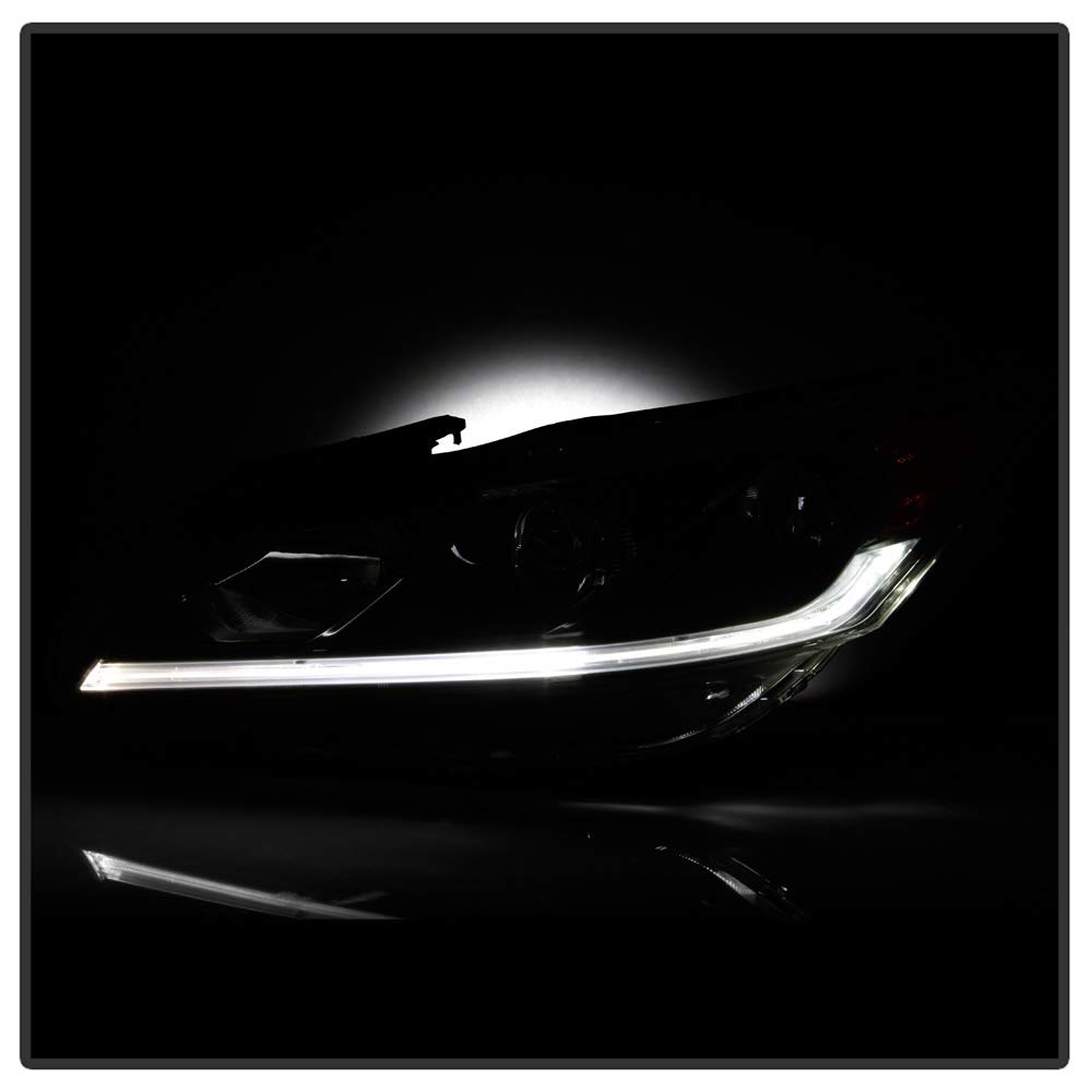 ACANII LED Projector Headlights Assembly Set for 2016-2017 Honda Accord EX/EX-L/Sport - DRL Headlamps Pair (Driver & Passenger Side) - Upgrade Your Ride with Bright, Energy-Efficient Lighting for Night Driving and Enhanced Visibility