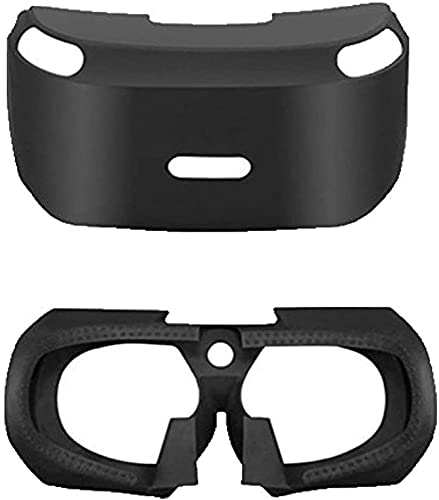 Jayamer Soft VR Headset Cover - Anti-Slip Silicone Skin Protector for Playstation PS4 VR/PSVR - 3D Eye Shield & Controller Protection - Perfect for Gaming, Movie Watching & Virtual Reality Experiences