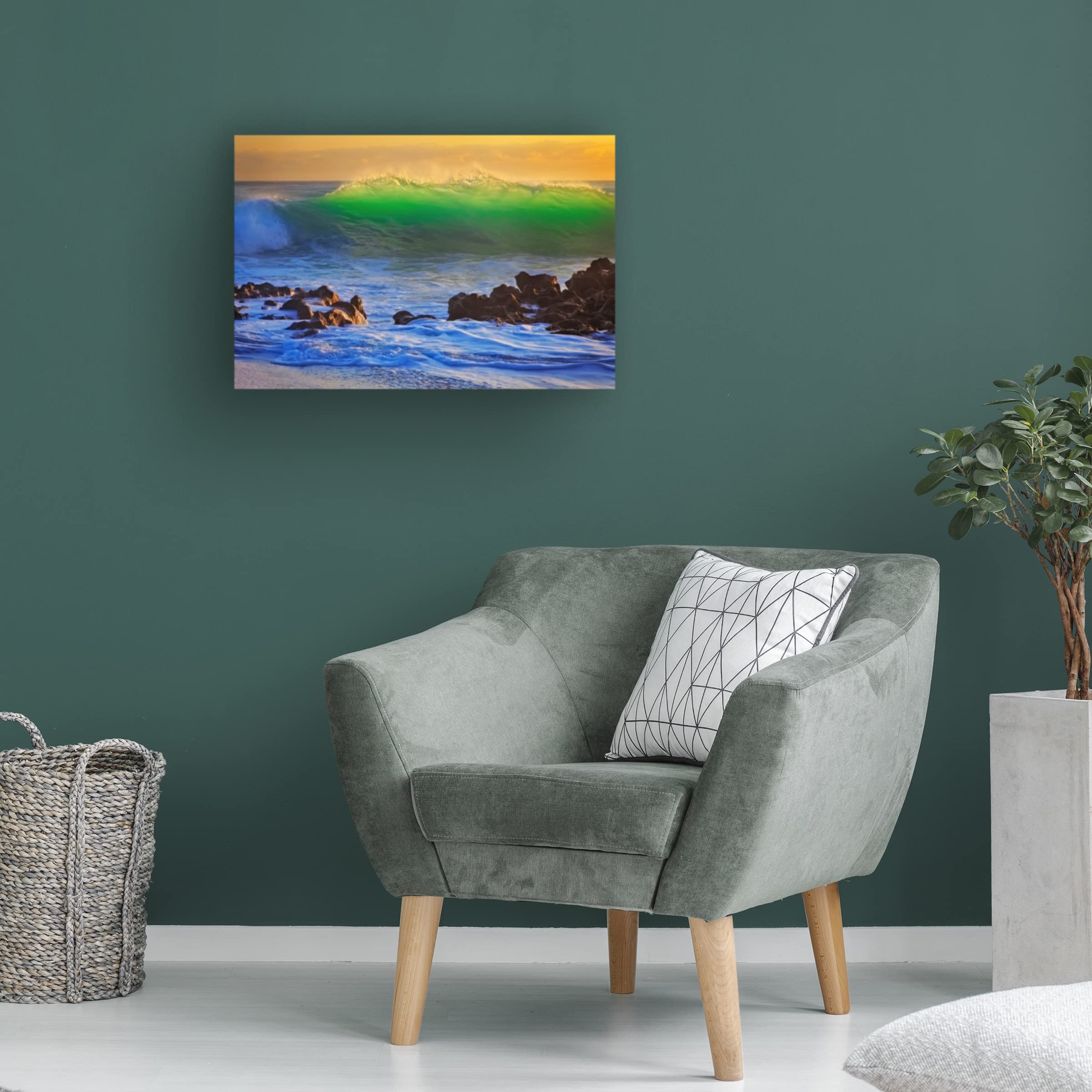 Patrick Zephyr 'Backlit' Canvas Wall Art Print - Modern Home Decor for Living Room, Bedroom & Office - Trademark Fine Art Collection
