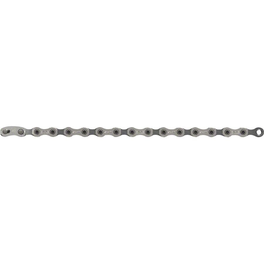 SRAM GX Eagle 12-Speed Bicycle Chain - 126 Links, Silver/Gray - Compatible with MTB, Road & Gravel Bikes - Durable & Smooth Shifting Performance