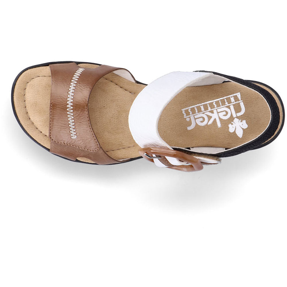 Rieker Rose76 Women's Comfortable Casual Shoes - Stylish Slip-On Loafers for Work, Travel & Everyday Wear