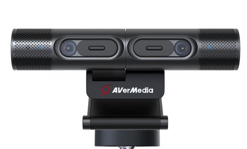 AVer PW313D DualCam 2-in-1 Video Conference Webcam with Picture-in-Picture & Free Tripod Stand - Perfect for Remote Work, Online Classes & Virtual Meetings