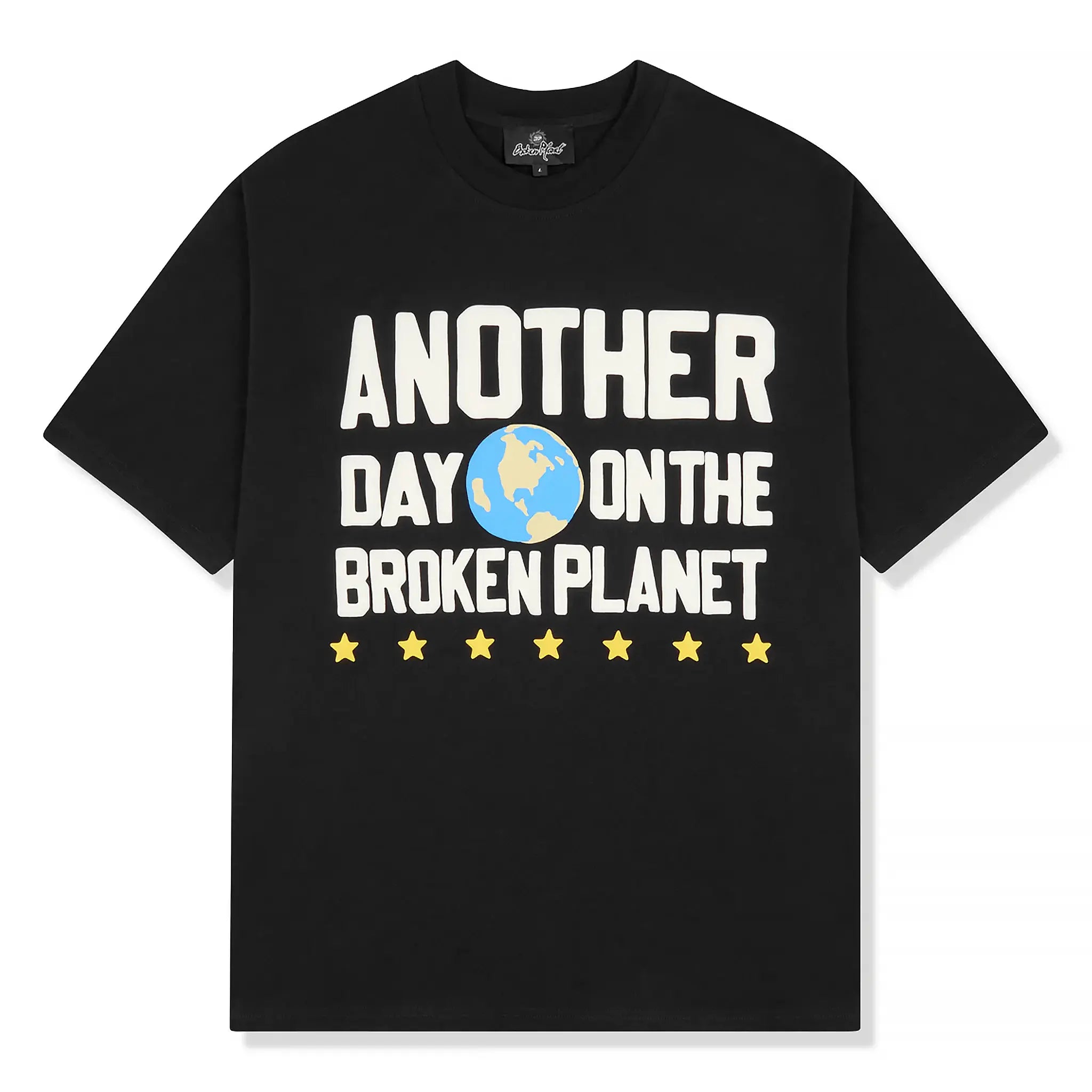 Broken Planet Another Day Midnight Black T-Shirt - Stylish Graphic Tee for Men & Women - Perfect for Casual Wear, Street Fashion & Everyday Outfits