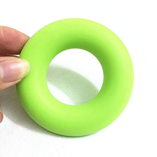 WorldCare® Fitness Hand Trainer - Adjustable Forearm Strengthener (30/40/50 lbs) - O-Shaped Grip for Hand & Wrist Exercises - Green - Perfect for Gamers, Office Workers & Athletes to Prevent Carpal Tunnel & Improve Grip Strength