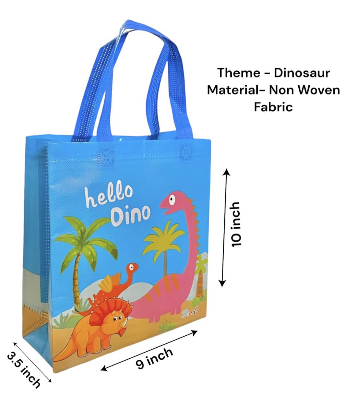 LE DELITE Animal Jungle Carnival Party Return Gift Set - Stationery Combo Pack with A6 Zipper Pouch Diary, Pencils, Eraser, Sharpener, Scale & Gift Bag (Dinosaur Jungle Theme) - Perfect for Kids Birthday Party Favors, School Supplies & Carnival Giveaways