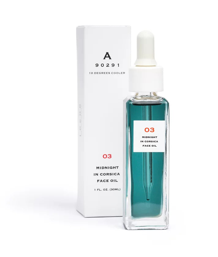03 Midnight in Corsica Face Oil - Hydrating & Anti-Aging Facial Treatment for Dry Skin | Perfect for Nighttime Skincare Routine & Travel Essentials