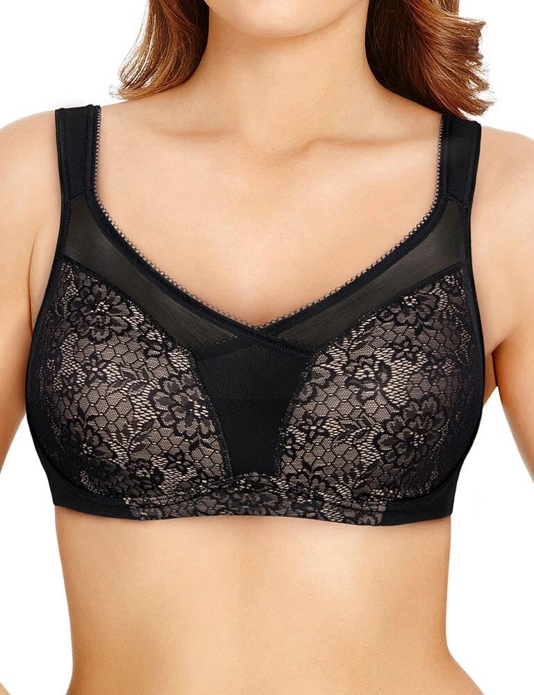 Women's Comfortable Full Support Non-Wired Bra - Seamless Everyday Wear for Work, Yoga & Relaxation