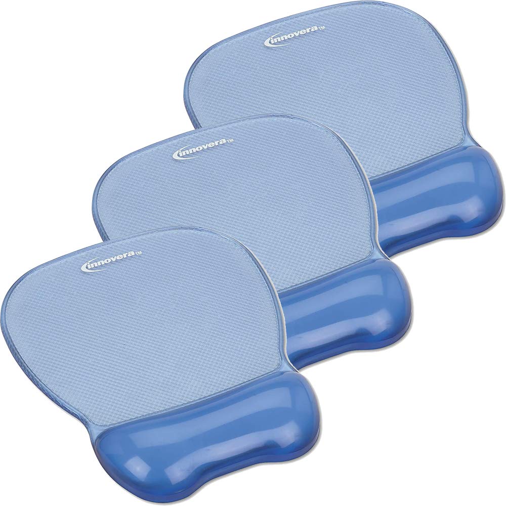 Ergonomic Gel Mouse Pad with Comfortable Wrist Rest - Non-Slip Desk Accessory for Office, Gaming & Computer Work (Black) - Perfect for Long Hours of Typing and PC Use