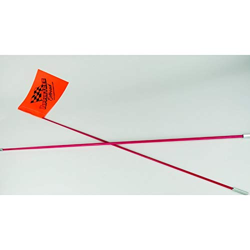 2-Piece Tapered Pink Flag for Dune Buggy - Off-Road Racing Accessories & Dune Buggy Parts - Perfect for Desert Racing, Beach Driving & Off-Road Adventures