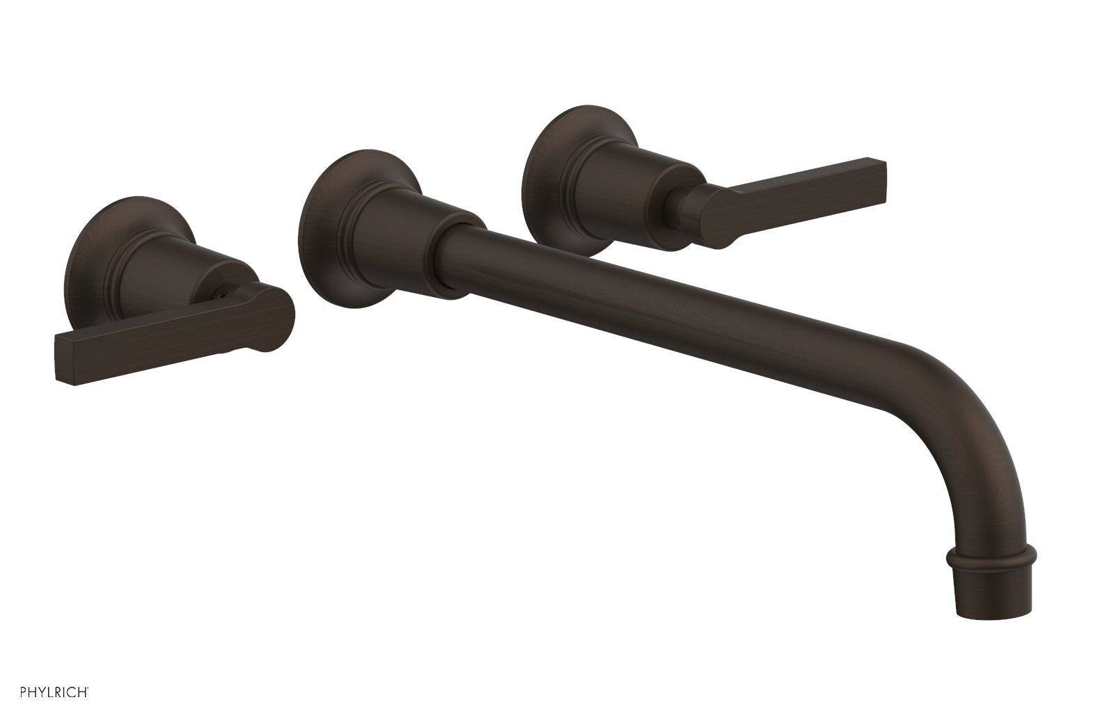 HEX MODERN Wall Mount Lavatory Faucet Set with 12