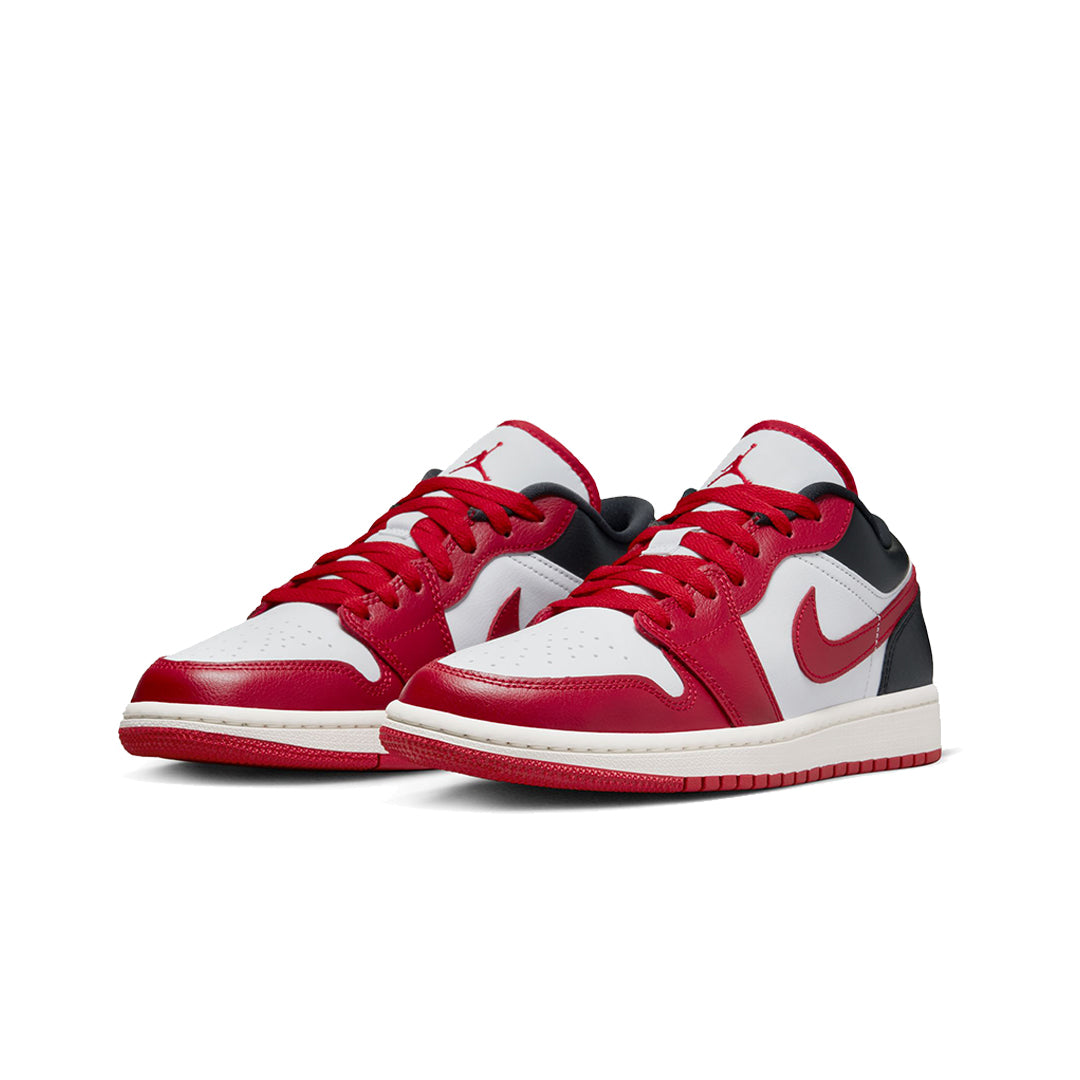 Women's Air Jordan 1 Low Reverse Black Toe Sneakers - Retro Basketball Shoes for Women - Perfect for Casual Wear, Street Style & Gym Workouts